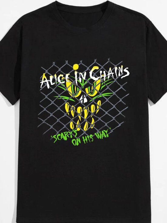 Dennis H Tops - Rare 90s Alice In Chains Tour T-Shirt